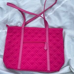 Vera Bradley hot pink tote bag.  Like new